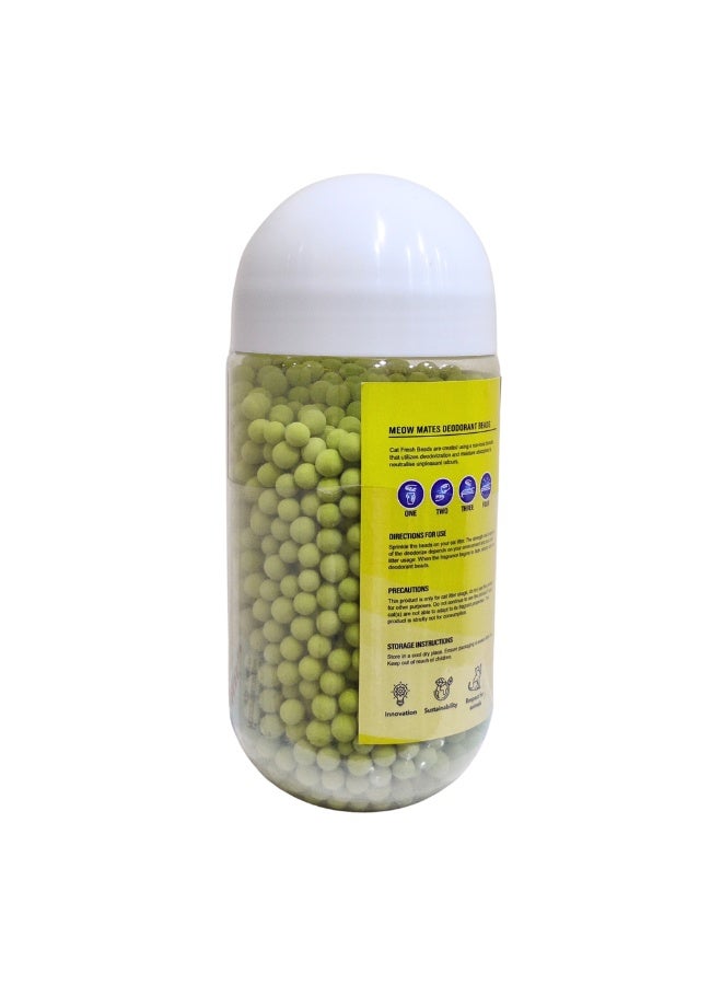 بنتونايت : حبيبات مزيلة للروائح Meow Mates 450 جرام – برائحة الليمون - Image 2