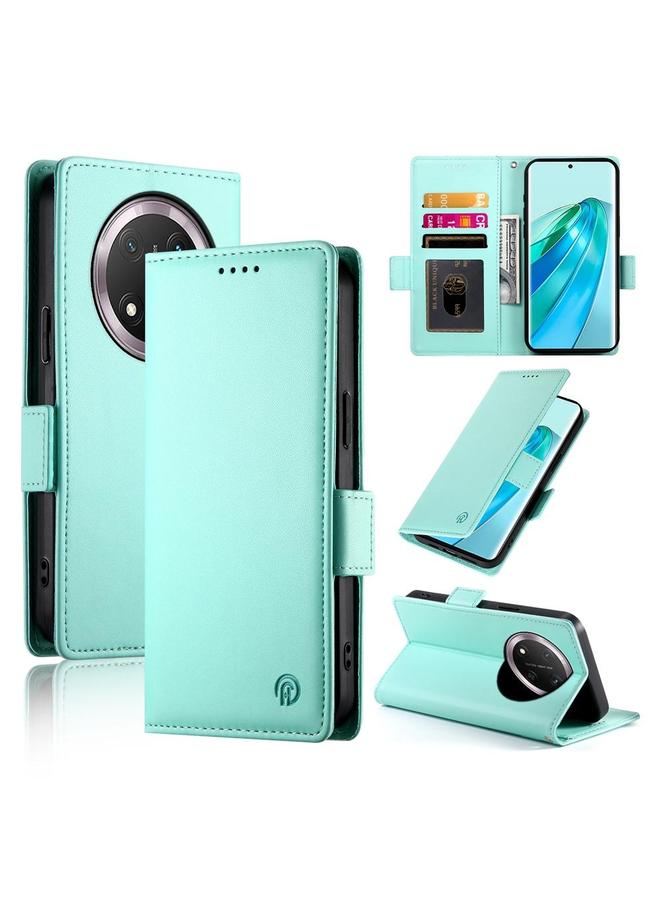 S-TOP Case For Honor X9c Global / Magic7 Lite Side Buckle Magnetic Frosted Leather Phone Case - Image 1