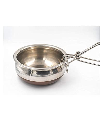 Puthak Stainless Steel Pakkad - Wire Tong - Plain Utility Pakkad, Kitchen Tong Silver Color Size 10 X 2 inch - Image 3