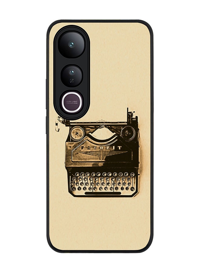 Stylizedd For vivo V50 Lite Case,Slim fit Camera Protection, Shockproof Thin Phone cover  - Typewriter