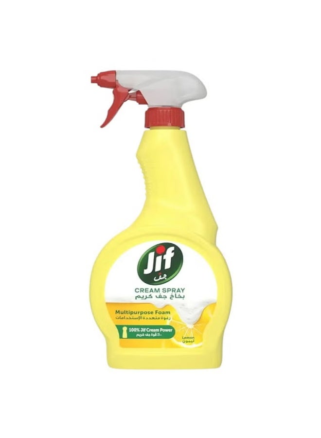 Jif Cream Spray Lemon Flavor Cleaner, 470 ml, Bottle