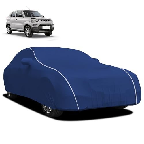 AutoGuys Car Cover Waterproof TF-2 for Tata Tiago [Year 2020 Onwards] - Punch Car Cover Dust & UV Protection Punch Car Body Cover with Mirror Pocket Soft Cotton Lining - Image 1