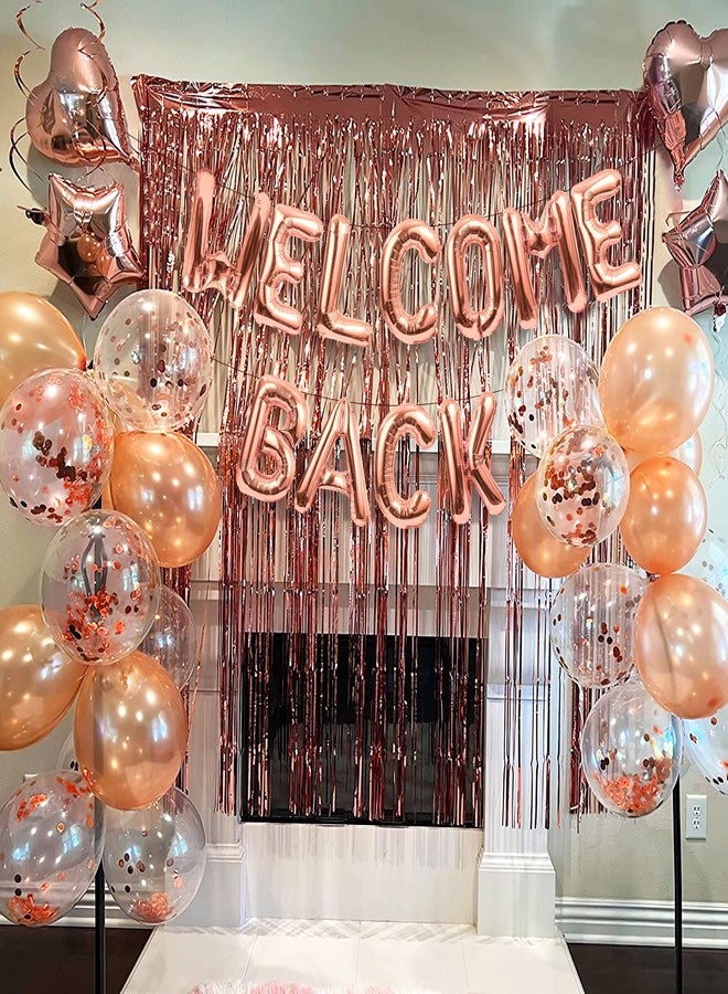 Roaring Good Time 16 PCS Welcome Back Banner Balloons Welcome Back Office Decoration Welcome Back Banner Homecoming Party Moving Party Welcome Party Decoration - Image 4