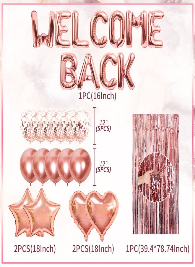 Roaring Good Time 16 PCS Welcome Back Banner Balloons Welcome Back Office Decoration Welcome Back Banner Homecoming Party Moving Party Welcome Party Decoration - Image 2