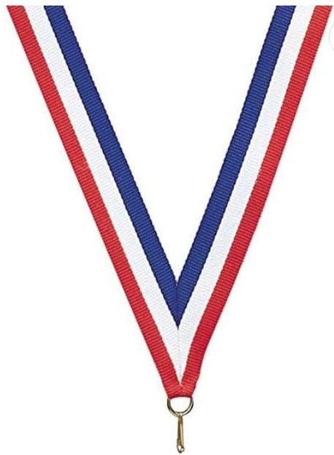 Express Medals 2-1/2 Inch Die-Cast Metal Volleyball Award Medal with Antique Gold Finish and Red White and Blue Neck Ribbon Trophy Medals Awards Indoor Outdoor Beach (Pack of 1) - Image 4