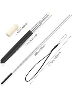 erorex Pointer Stick 2 Pack 1M Telescopic Pointer Stick With Hand Lanyard Presentation Pointers For Coach Class Classroom Whiteboard Post Pointer  - Image 5