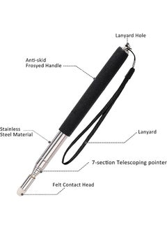 erorex Pointer Stick 2 Pack 1M Telescopic Pointer Stick With Hand Lanyard Presentation Pointers For Coach Class Classroom Whiteboard Post Pointer  - Image 3