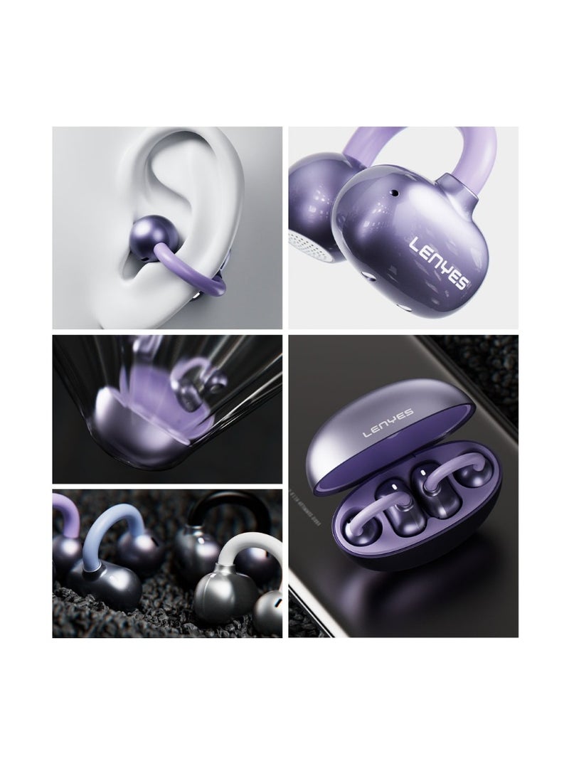Lenyes FreeClip Wireless Earbuds - Open Ear Bluetooth Earphones with Long Lasting Battery - Grace Air203, Random Color - Image 2
