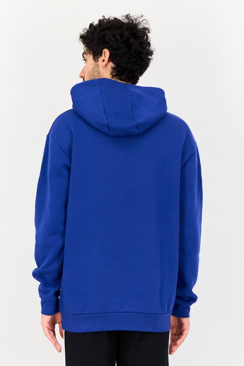 Hummel Men Sportswear Fit Long Sleeve Outdoor Hoodie, Royal Blue - Image 4