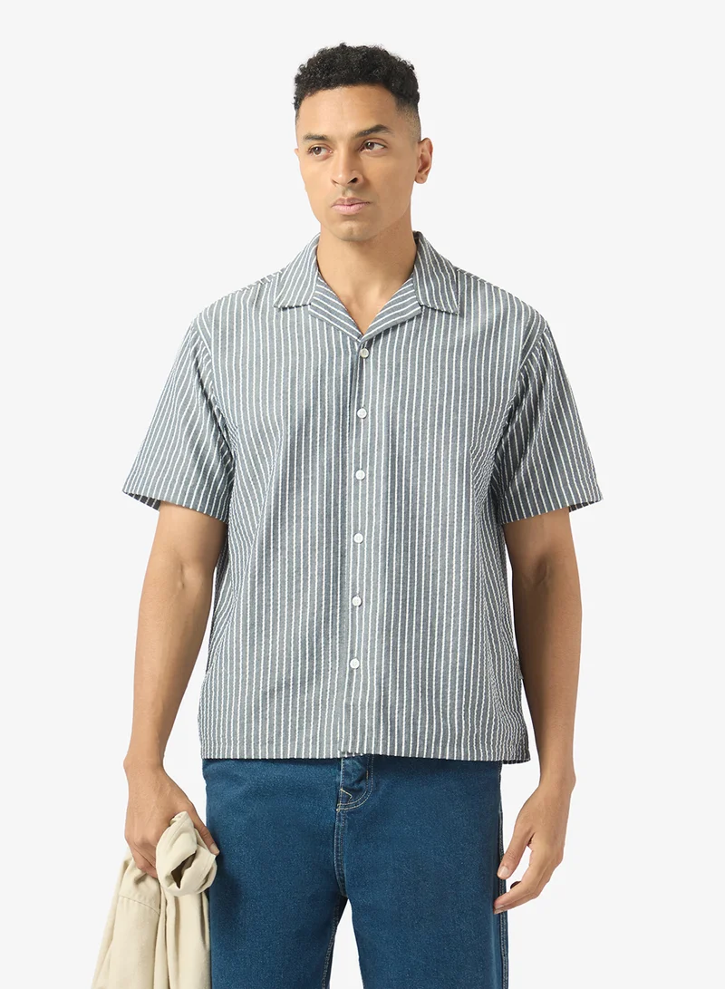 جاي جاي ريبل قميص كاجوال مريح للاسترخاء