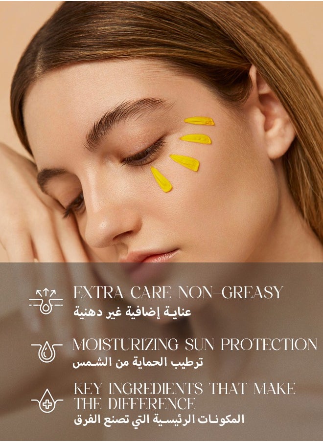 SADOER - Water Resistant and Non-Greasy Sunscreen Lotion With Broad Spectrum, Nicotinamide Face & Body Sunscreen SPF 60, UVA & UVB Protection, Whitening,Lightweight & Fast-absorbing,30g+40g - Image 1