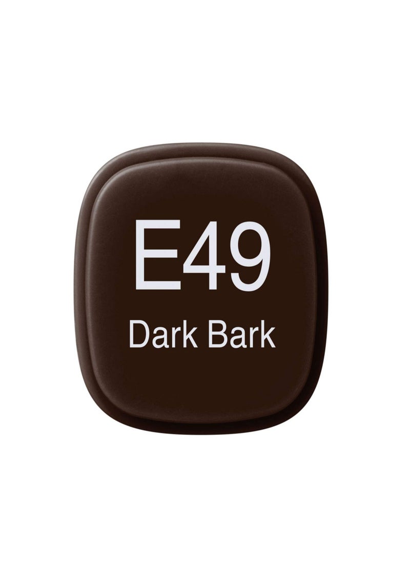 COPIC Copic Marker with Replaceable Nib, E49-Copic, Dark Bark  - Image 2