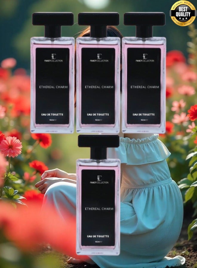 فانسي كوليكشون 4 قطع عطر اثريال شارم 100 مل - Image 1