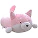 sofipal Shiba Inu Dog Plush Pillow Cute Soft Corgi Stuffed Animals Doll Toys Gifts for Valentine Christmas Birthday Bed Sofa Chair Pink Smiling Eye 213in - Image 4