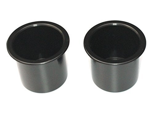 JSP Manufacturing Plastic Small 2 78 inch Black Drop in Beverage Drink Can Holder Insert Perfectly Fits 12oz Beverage cans and 16oz Plastic Water Bottles Multipack Wholesale Bulk Listing Poker Table2 - Image 1