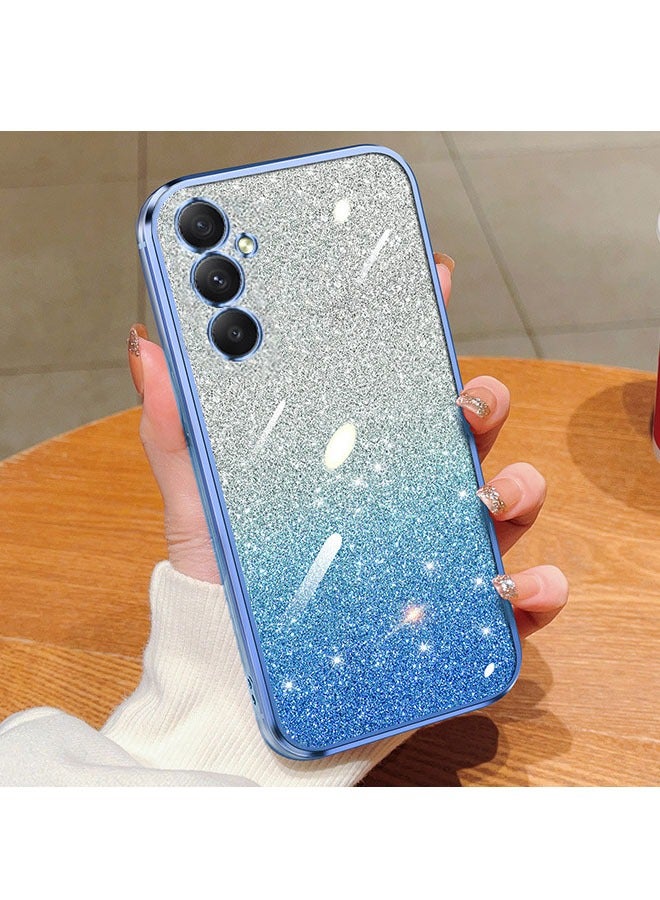 حافظة سامسونج جالاكسي A55، حافظة هاتف واقية من السيليكون لكامل الجسم لهاتف جالاكسي A55 5G، غطاء هاتف واقٍ مقاوم للصدمات غير أصفر اللون، ظهر صلب مضاد للخدش من البولي كربونات - Image 1