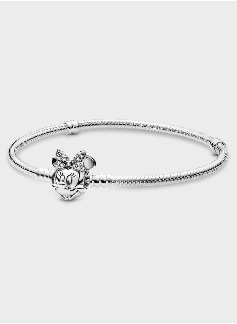 PANDORA Disney Pandora Moments PavÃ© Minnie Mouse Bracelet  - Image 1