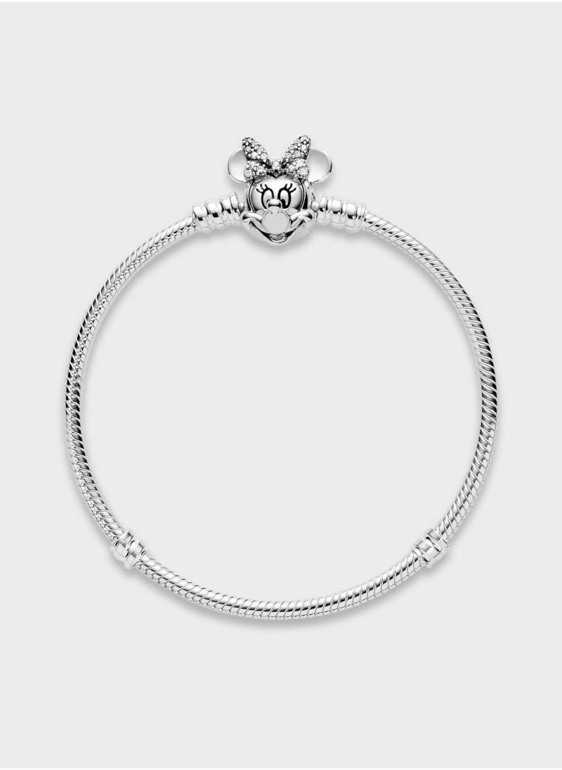 PANDORA Disney Pandora Moments PavÃ© Minnie Mouse Bracelet  - Image 3