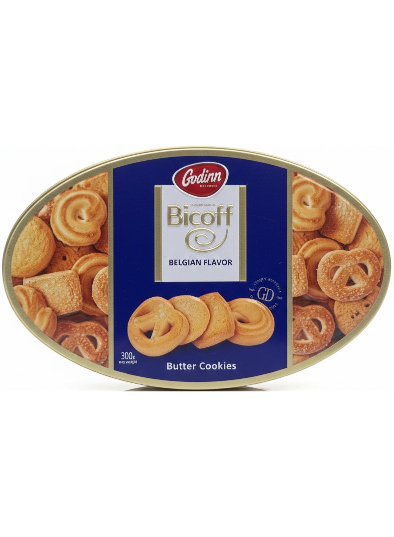 Godinn Bicoff Belgian Flavor Butter Cookies 300g - Image 1