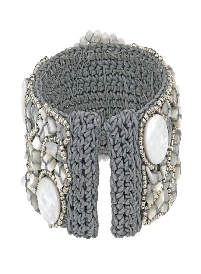 ايرافيدا سوار خرز بيضاوي الشكل من مزيج أحجار اللؤلؤ الأبيض من إيرافيدا - Image 3