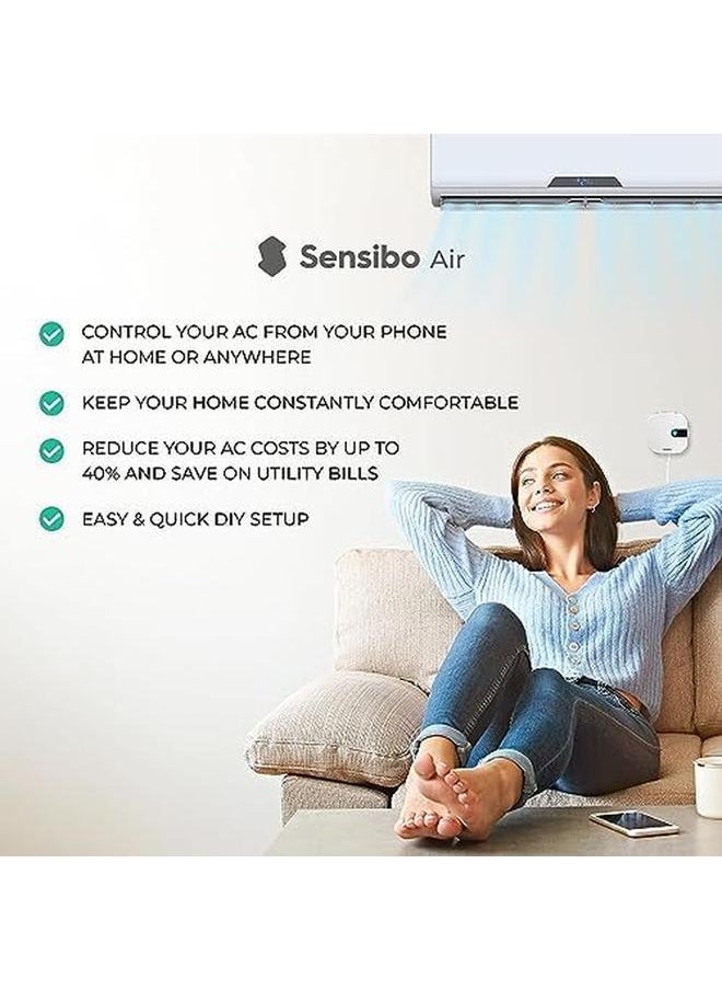 Sensibo - Air Smart Air Conditioner Controller. Apple Homekit Certified. 60 Seconds Installation. Maintains Comfort And Energy Saving Features. Compatible With Google Alexa Apple Homekit And Siri - Image 1