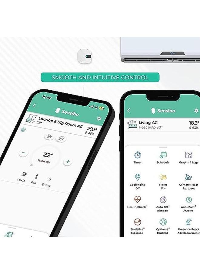 Sensibo - Air Smart Air Conditioner Controller. Apple Homekit Certified. 60 Seconds Installation. Maintains Comfort And Energy Saving Features. Compatible With Google Alexa Apple Homekit And Siri - Image 1