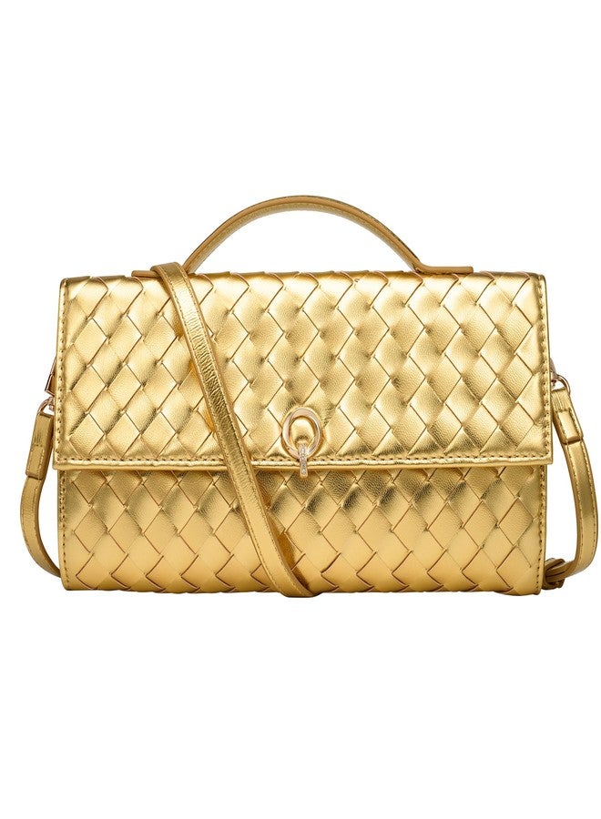CHUNLI Dressy Clutch Purses for Women Designer Crossbody Bags with Top Handle Formal Evening PU Leather Handbag - Image 1