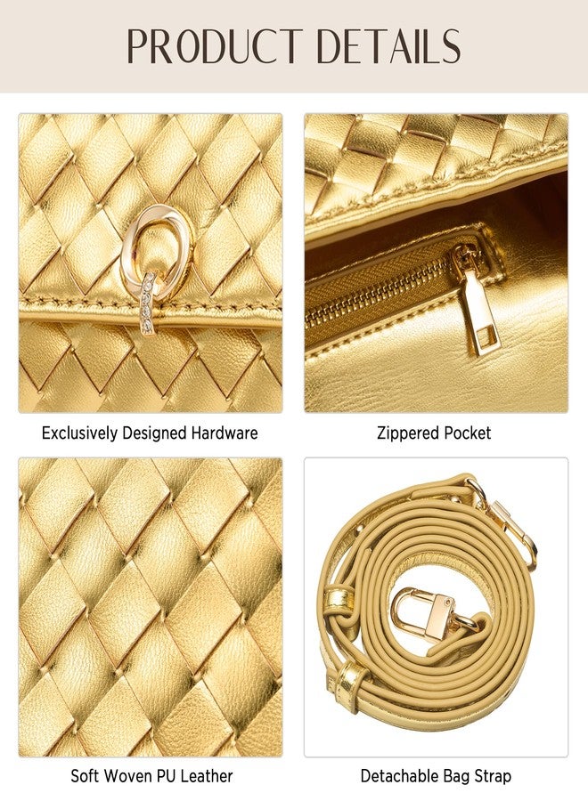 CHUNLI Dressy Clutch Purses for Women Designer Crossbody Bags with Top Handle Formal Evening PU Leather Handbag - Image 4