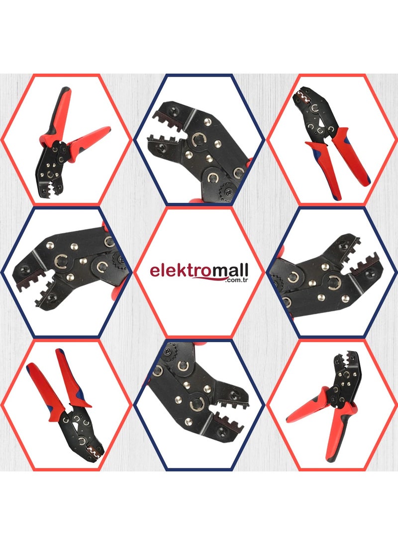 Elektromall Cable Crimping Pliers SN-28B 0.25-1mm2 Awg: 23-17  - Image 1