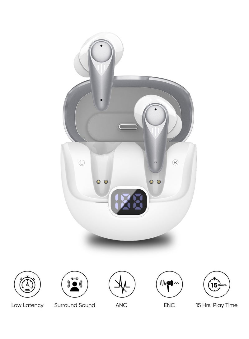 MYX HYBRID X Pro Gaming True Wireless Earpods, Bluetooth Version - 6.0, Battery 40/500mAh - Image 1
