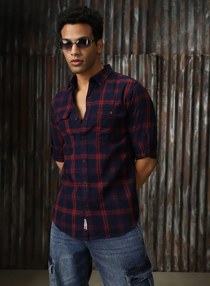HIGH STAR Men’s Regular Fit Multicolour Shirts – Casual and Stylish