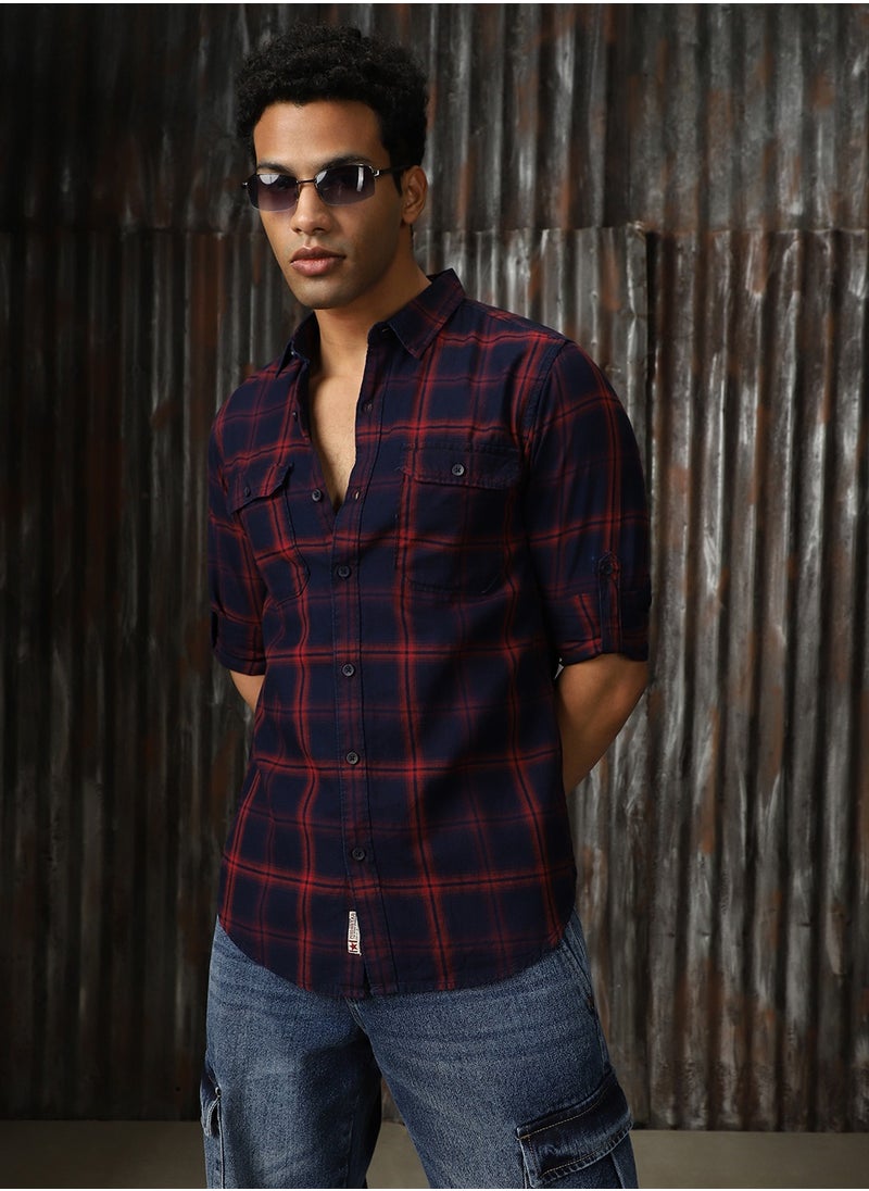 HIGH STAR Men’s Regular Fit Multicolour Shirts – Casual and Stylish  - Image 3