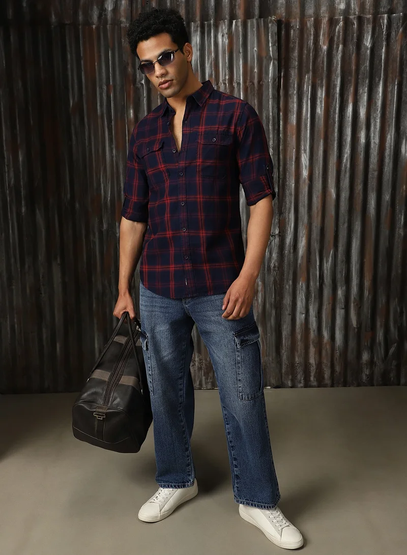 HIGH STAR Men’s Regular Fit Multicolour Shirts – Casual and Stylish