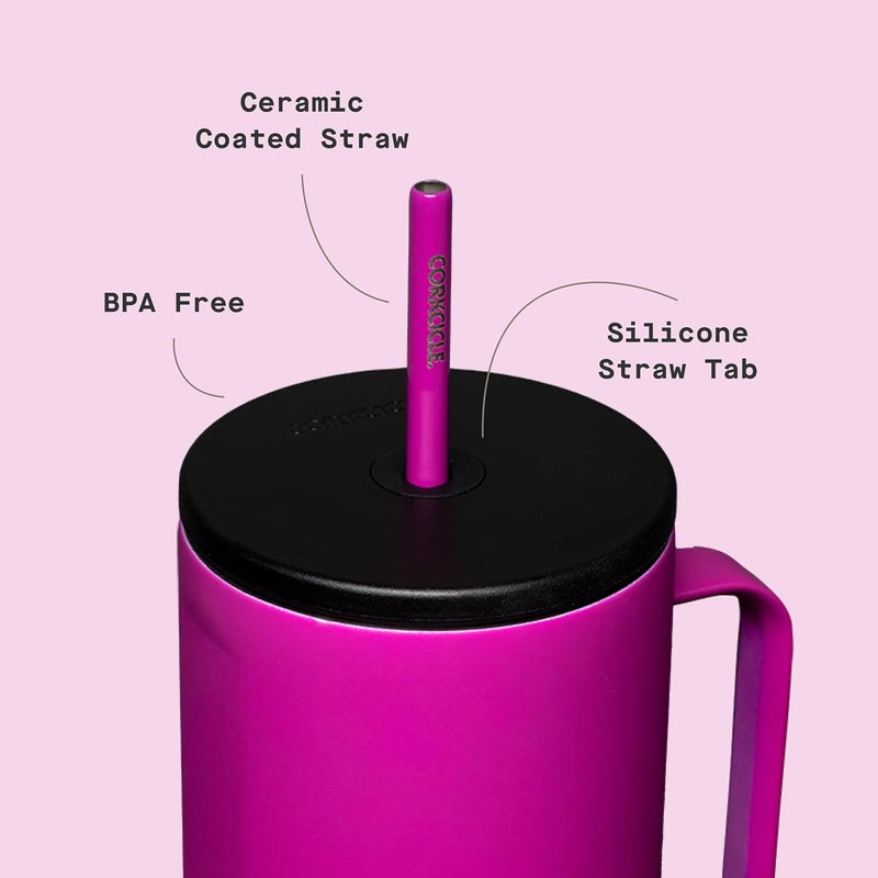 CORKCICLE Cold Cup XL – Insulated Tumbler with Handle – Keeps Drinks Cold for 12 Hours – Triple Insulated – Spillproof Lid – Summer Drinkware Gift – Keeps Drinks Ice Cold – 850ml / 29oz - Image 3