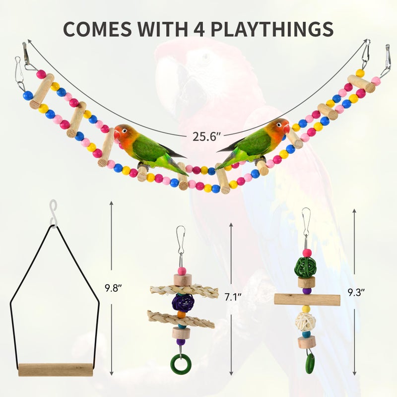 YITAHOME 62 Inch Large Bird Cageâ€‹ - â€‹Metal Flight Cageâ€‹ with â€‹Rolling Stand, â€‹Feeding Doorsâ€‹ & â€‹Hanging Accessoriesâ€‹ for â€‹Parrots â€‹Cockatiels Conures â€‹Lovebirds â€‹Parakeetsâ€‹ â€‹Small Birds - Image 3