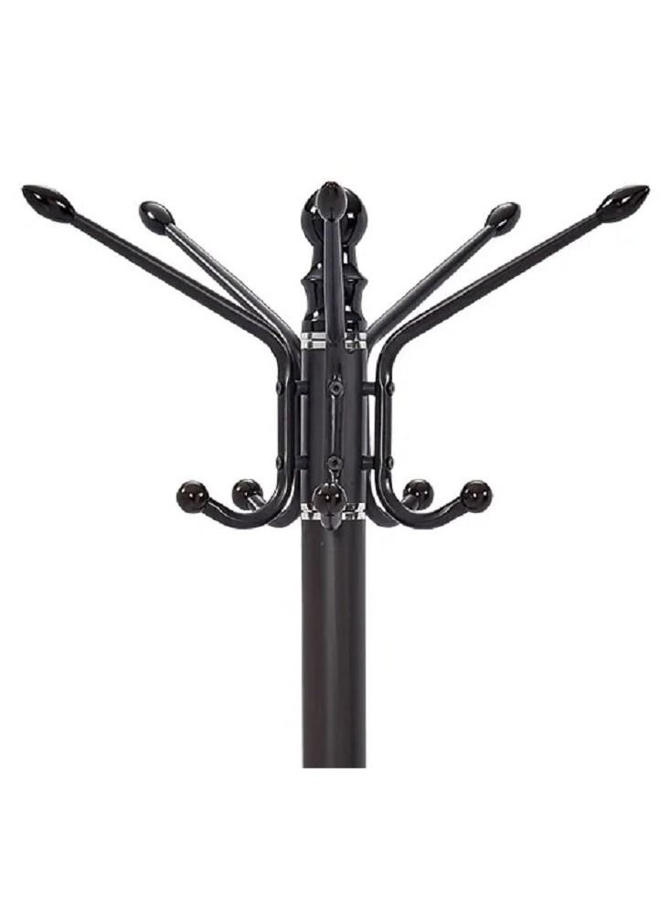DubaiGallery - Coat Stands Coat Racks Large Hanger with Shoe Rack Standing Metal Coat Rack Hat Hanger Multiple Hooks Space Saving Umbrella Tree Stand Coat Umbrella Stand hat Shoe Rack Metal - Image 1