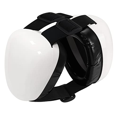 derYEP Dog Earmuffs for Hearing Protection 29dB NRR Ear Muffs Noise Protection (XLarge, White) - Image 1