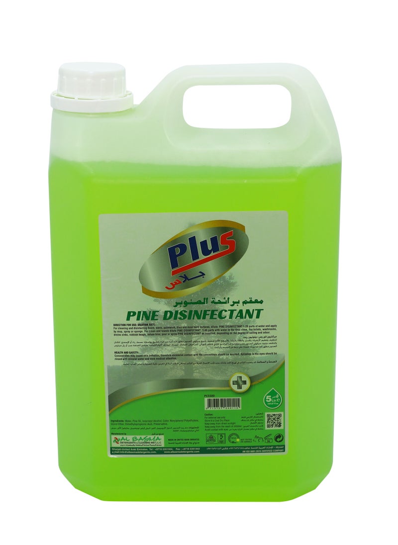 Plus - Pine Disinfectant 5 Ltr - Image 1