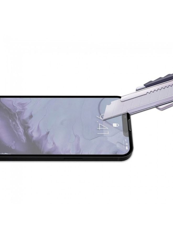 واقي شاشة من الزجاج المقوى ثلاثي الأبعاد لهاتف أبل آيفون 13 برو / 13 شفاف - Image 5