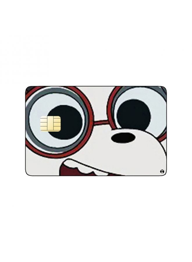 RKN PRINTED BANK CARD STICKER Animation Panda From We Bare Bears By Cartoon Network - Image 1