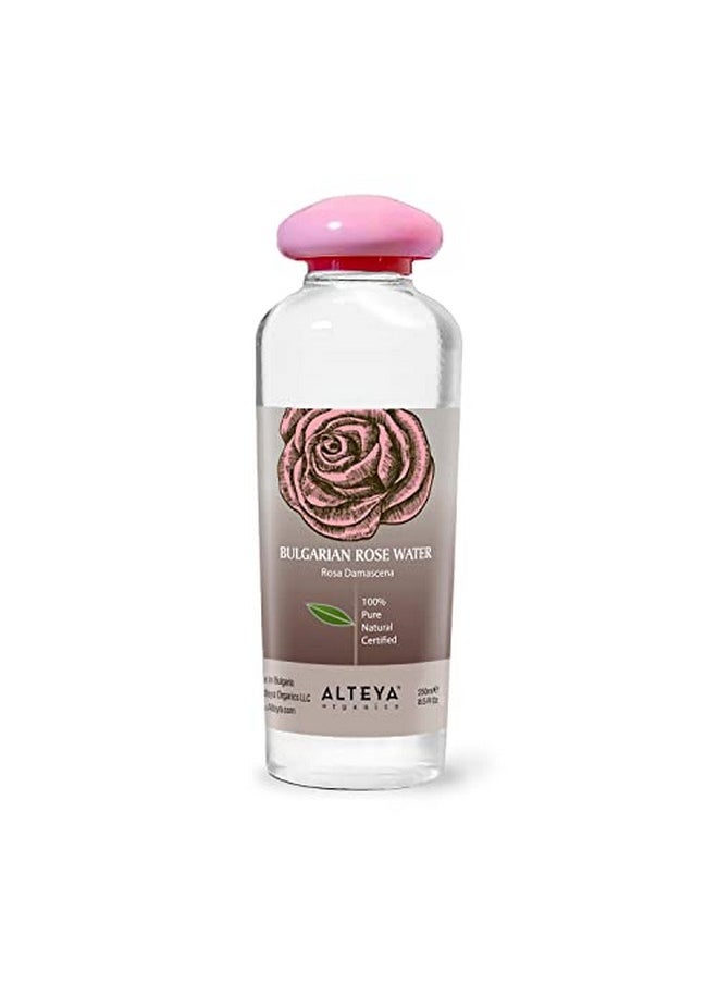 Alteya Organics Rose Water Natural Facial Toner 17 Fl Oz/500Ml Pure Bulgarian Rosa Damascena Flower Water Awardwinning Moisturizer Bpafree Bottle With Reducer  - Image 1