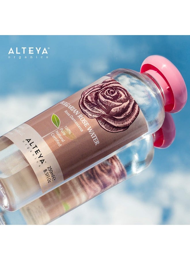 Alteya Organics Rose Water Natural Facial Toner 17 Fl Oz/500Ml Pure Bulgarian Rosa Damascena Flower Water Awardwinning Moisturizer Bpafree Bottle With Reducer  - Image 4