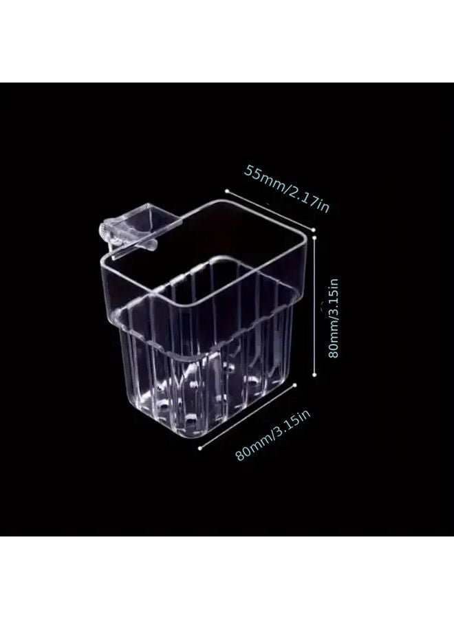 6 قطع حوامل نباتات لحوض السمك من البولي بروبلين الشفاف، خطاطيف قابلة للتعديل، أواني أكواب متينة لحوض الأسماك - Image 3