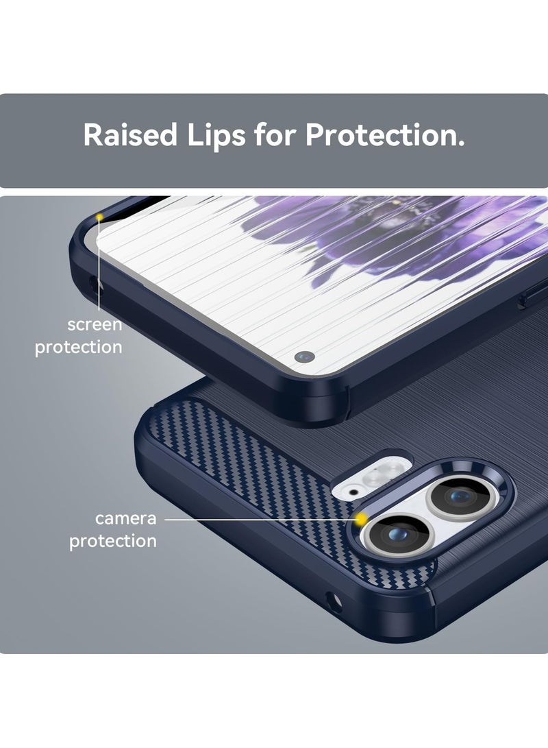 UNBLACK Compatible with Nothing Phone 2 Slim Shock Absorption Soft TPU (Blue) - Image 4