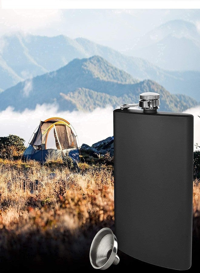 CARTSHOPPER Hip Flask for Liquor, Flask for Funny Gift, 8oz Stainless Steel with Funnel, Discrete Shot Drinking of Alcohol, Whiskey, Rum and Vodka, for Men and Women - Image 5