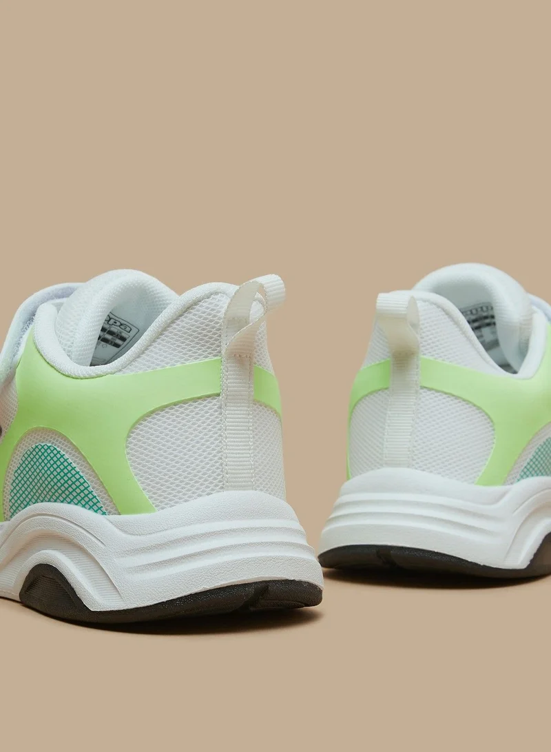Kappa Boys' Sports Shoes with Hook and Loop Closure