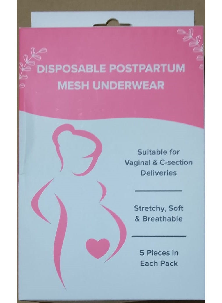 GARAMI Maternity Disposable Panties for Post-Delivery, Pack of 5 size XXXL - Image 2
