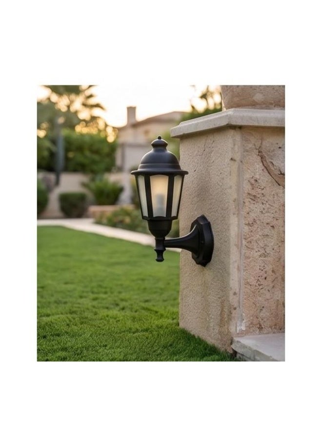 Vintage Exterior Waterproof Post Lamp for Garden and Pathway, Black - Image 2