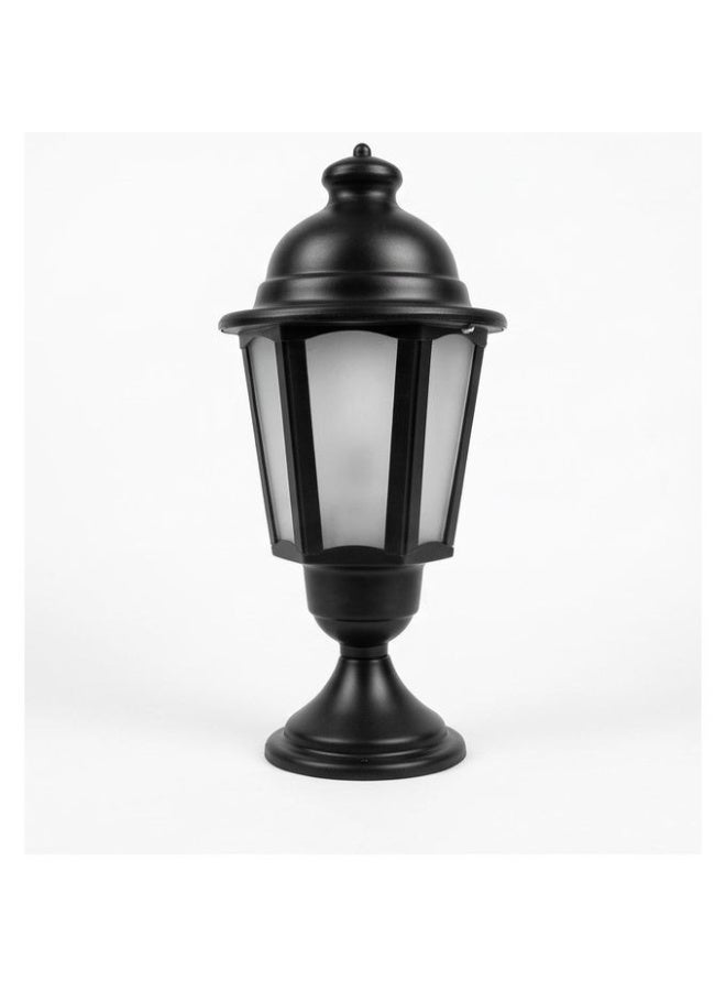 Vintage Exterior Waterproof Post Lamp for Garden and Pathway, Black - Image 1