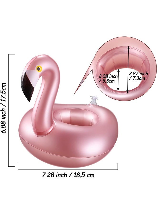 Quantum 12 PCS Inflatable Drink Holder, Reusable Inflatable Cute Animal Coasters, Cup Pool Drink Holder Floating for Summer Pool Party - Image 2